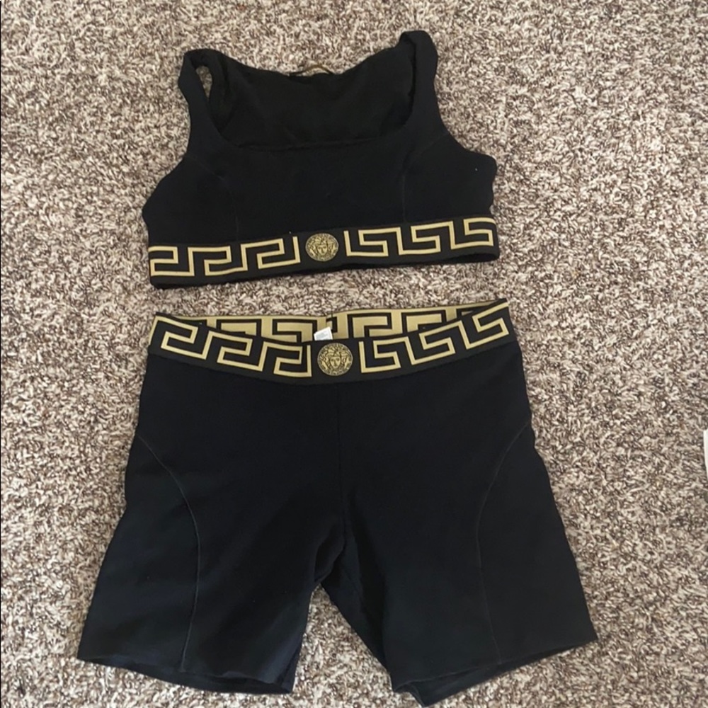 Versace biker set ( sold separately in stores )